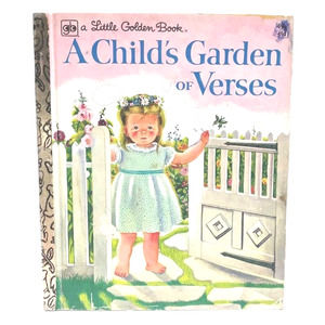 A Child's Garden of Verses a Little Golden Book by Robert Louis Stevenson 1976